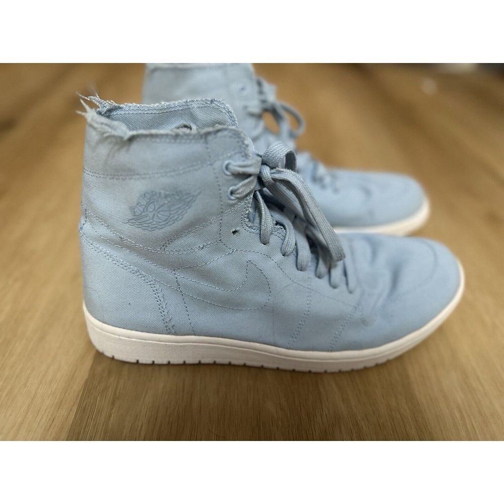 Size 11- Jordan 1 Retro High Deconstructed Easter Blue decon ice blue tan unc
